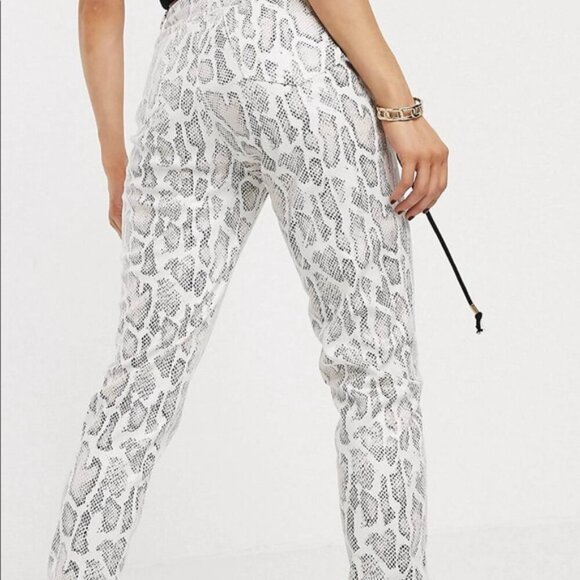 Jagger & Stone Snake Skin Lace Up Pants size 10 - Picture 2 of 7